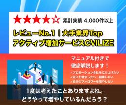 【利用者レビュー500件以上】Twitter動画再生回数100万回再生増加