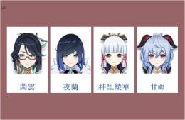 男性/冒険者ランク10⭐閑雲+夜蘭+神里綾華+甘雨⭐直接購入可525