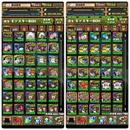 パズドラ 引退垢 廃課金アカウント コラボキャラ、環境キャラ多数