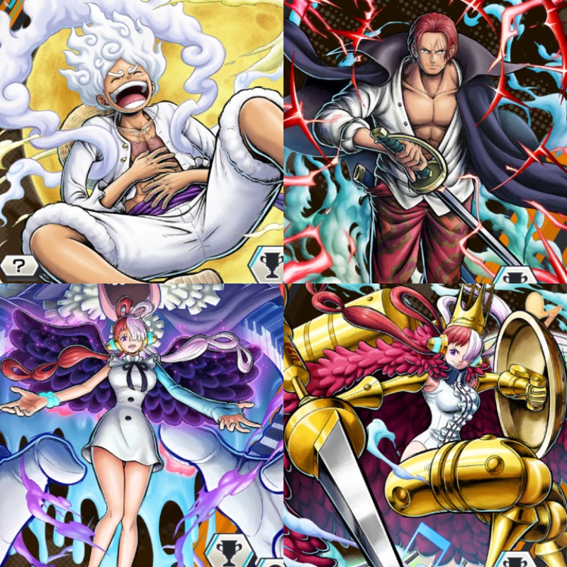 初期 ニカ(Lv80＊Lv100可) 新旧ウタ・FILMシャンクス キャラ130 
