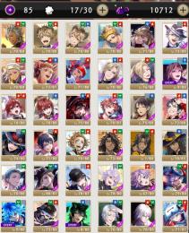 ランク85 SSR36体 ツイステアカウント