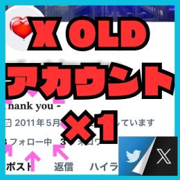 【🌟早い者勝ち❗️】Twitter X シャドバンなしOLD×1 凍結対策 X初期垢