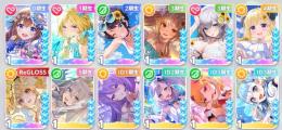 【初期垢】☆5×7種 水着キャラ5人コンプリート