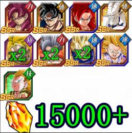 IOS 石15000以上 DAIMA悟空 超コンビ 魔人ベジータ LR37体以上