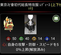 東京卍會初代総長特攻服 ﾚﾃﾞｨｰｽ (上下ｾｯﾄ)