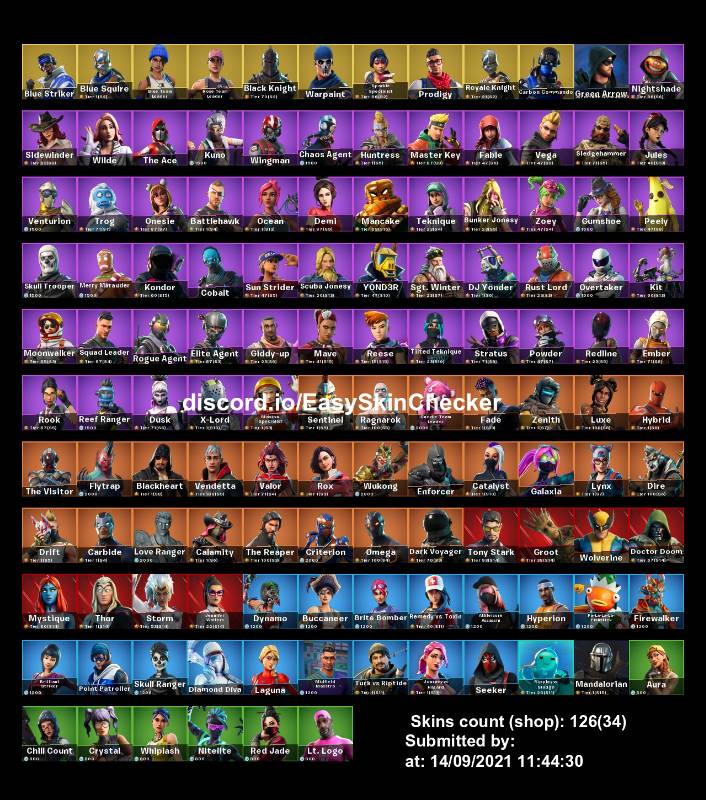 未認証 スキン1 ブラックナイト垢 フォートナイト ゲームクラブ