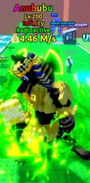 【津波から脱出ブレインロット】Radioactive Anububu Max Lv 200