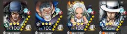 最強引退垢🌈新クザン100黒ガープ100セラフィム100金かけら1800↑🌈