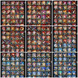 轟絶18種運極　ガチャ限580↑超/激獣キャラ多数　鬼滅一弾コンプ　高ランク