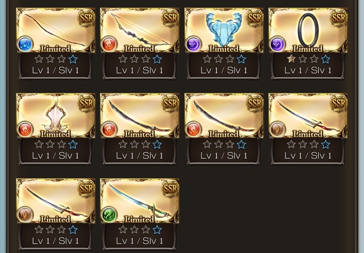 引退垢 十天極みスキン 全属性神石編成 グラブルのアカウント売買サイト