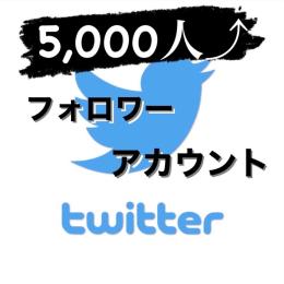 【業界最高品質】フォロワー5,000人⤴︎アカウント シャドウバン無し