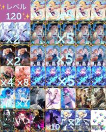 神垢✨️石3120個分🔵 Lv120水着キャストリア、ひびちか、周年水着2024ら宝具5✨人権網羅