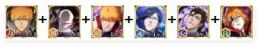 画像キャラ持ち+ブレソル霊玉3.9万+必殺玉4つ+★6キャラ11~13体+★5キャラ200~250体