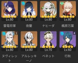 【✨人気アカウント✨】破格✨アルレッキーノ、ヌヴィレット1凸、万葉、雷電、夜蘭、ナヒーダ、ベネット