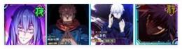 真人+宿儺+領域五条+伏黒恵+石14万+ガチャチケット360枚+SSR券3+SSR/廻想30