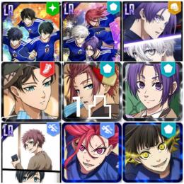 ジェム24万1600個【最強初期アカ ★5糸師冴 ★5糸師凛一 ★5御影玲王+LRサポ4種所持】