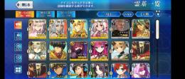 fgo　星5　6人　メインストーリー未クリアなのでまだまだ石は集まります