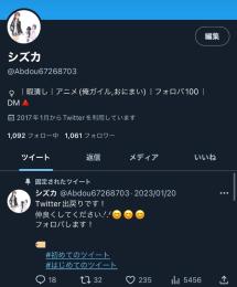 日本人相互垢 フォロワー1000↑ 2017/1作成 OLDアカウント SMS認証済み