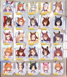 [最終値下]星3キャラ多数、キタサン完凸、ネイチャ完凸