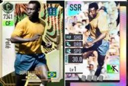 ペレ+【【キング・オブ・サッカー】ペレ+GB24650個+星3・SSR確定券合計5枚