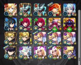 ルシファー、マナ、エクスカリバー、ネオ、マギア、など強キャラやコラボキャラ多数！