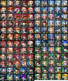 五条悟、マサムネ２体、キリンジ２体、マギア、ルシ、ルナなど　ランク308　管理No.6s1