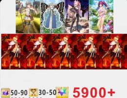 ロード・ログレス宝具5+サポート4体+石5900 アカウント 贩売
