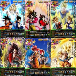 7周年コンビ共存. 7周年ゴジータ完凸. 3.5億孫悟空完凸. 3周年ベジット完凸