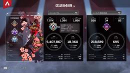 APEX　廃課金垢　永久ダイブ軌道S.2.3あり　S8マスター