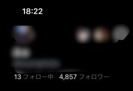 X(旧Twitter) 裏垢女子アカウント　フォロワー4800