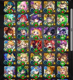 ヤバ女所持🔥ガチャ限運極180↑🔥恒常限定97%所持🔥星6ガチャ限2600体↑