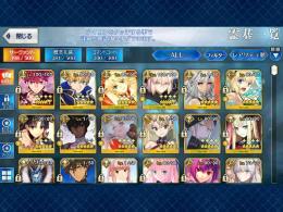 FGO-☆5×35種 Lv136 石460 呼符60