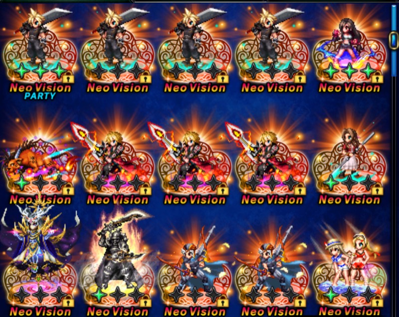 Nv42体 クラウド 完凸 攻撃力4934 ティファ ノクティス5体 エアリス ティナ Ffbeのアカウント売買サイト