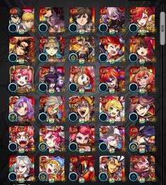 ヤクモ７体、ルシファー、サトリ、リムル、キリンジ、ミューズ、ネオ、オーブ１４００個（絆チケット込み）