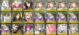 石5790個　95符　リリス宝具5　アルクェイド　レディ・アヴァロン　キャストリア