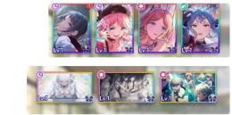 【初期垢SSR7】SSR キャラ4種＋SSR スナップ3種