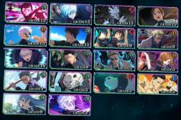 0.2五条 夜東堂150Lv 幻真人 夏伏黒 行家入 影狗巻持ち