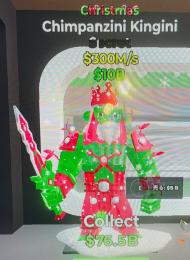 ブレインロット　クリスマスチンパンジーキンギーニ