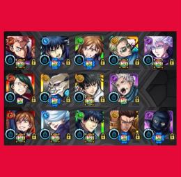 【" 呪術廻戦 "コラボガチャ限コンプリート‼️】【初期アカウント】