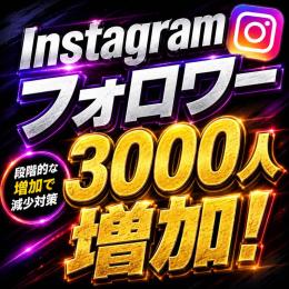 Instagramフォロワー増加リピーター多数