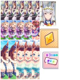 21番　ファインモーション完凸　トップロード凸3 カワカミ凸2