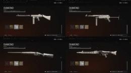 全武器カテゴリ－ダイヤモンド迷彩所持アカウント