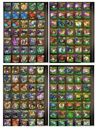 パズドラ引退垢、メイン+サブ垢