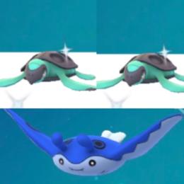 色違いプロトーガ2匹 色違いマンタイン 他 ポケモンgo ゲームクラブ