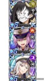 iOS 石16000個↑【初期垢】軍服ヴィオレ+軍服ブラン+月光仮面の勇者