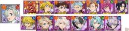 画像キャラ持ち+ダイヤ1700個+SSRチケ15+ガチャチケ18+レベル90キャラ24-30体