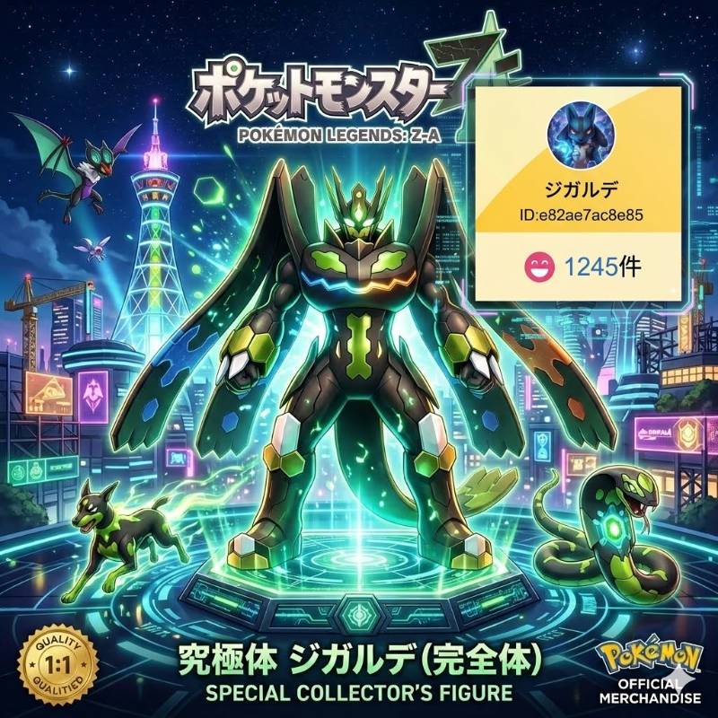 ポケモンLEGENDS Z-A】完全正規・高品質オーダーメイド | 1匹150円