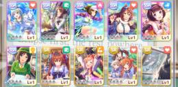 リセマラ　SSR6枚　駿川たづな、ニシノフラワー、スーパークリーク、ファインモーション、他