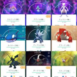 🔸PTC垢TL40•伝説個体値100:2体•個体値100:175体•色違い60体•星の砂130万