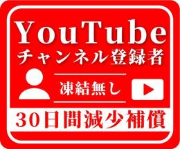 【高品質】YouTubeチャンネル登録者1000人増加　高品質　減少時補償あり